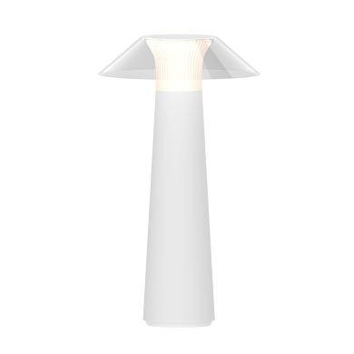 LED димираща презареждаема настолна лампа 1.6W, 3000K, IP44, бяла