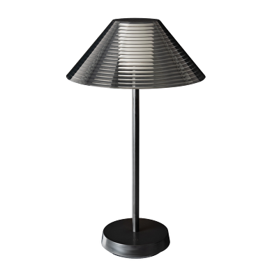 Ricaricabile Lampada da tavolo LED dimmerabile, 1.5W, 3000K, IP44, nera