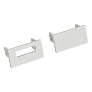 Set of end caps for aluminium profile APG334 - 2 pcs.