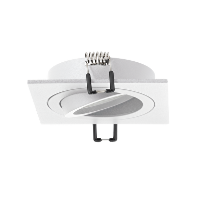 Cornice downlight da soffitto, quadrata, Gu10, mobile, blanche, IP20