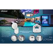 LED aplique con  PIR sensor de movimiento 15W, 4000K, 220-240V AC, IP44