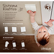 RF controlador kinetico de un canal , 220-240V AC, IP20