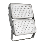 Professional LED modular floodlight, additional 200W, 5000K, 190-305V AC, IP66, Diffuser 20°