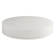 Plafonnier LED 18W/24W/30W, CCT 3000K/4000K/5000K, 220V-240V AC, IK08, IK08, blanc, rond, IP54