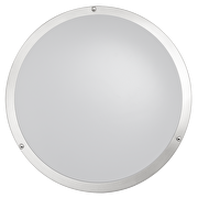 Plafonnier LED décoratif 12W, 4200K, 220-240V AC, nickel satiné, cercle, IP20