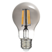 LED žarulja sa žarnom niti, dimljena, A60, 5W, E27, 1800K, 220-240V AC, jantarna