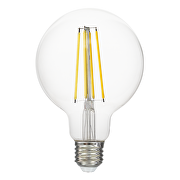 LED filament okrugla žarulja, G95, 12W, E27, 4000K, 230V AC