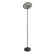 LED floor lamp CCT+RGB with remote control, dimmable, black, 40W+8W, IP20