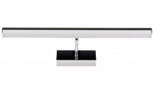 LED bathroom lighting fixture 14W, 2700K, 220-240V АC, chrome, IP44