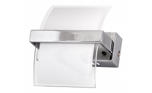 LED wall lighting fixture 5W, 2700K, chrome, IP20