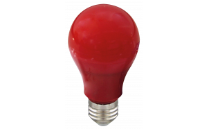 LED bulb 6W, E27, red light, 220-240V AC