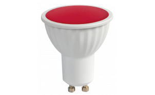 LED spotlight 5W, GU10, 220V-240V AC, red light