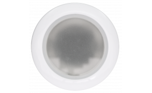 Ceiling downlight frame, round, GU10, fixed, white, metal, IP44