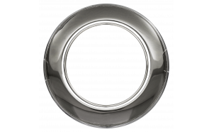 Ceiling downlight frame, round, GU10, movable, graphite/nickel, aluminium, IP20