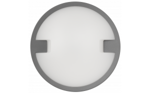 LED stropna svjetiljka okrugla, siva, 18W, 4000K, IP65