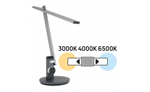 LED dimmable desk lamp 12W, 3000K/4000K/6500K, 220-240V AC