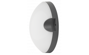 LED stropna svjetiljka okrugla, siva, 11W, 4000K, IP54