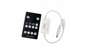 RF mini dimmer for single colour LED lighting 6A, 12-24V DC