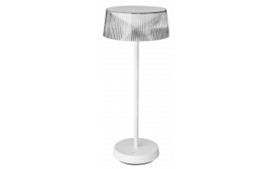 LED dimmable rechargeable table lamp 2.3W, 3000K, IP44, white