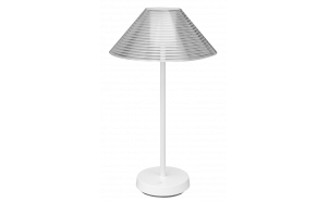 LED dimmable rechargeable table lamp 1.5W, 3000K, IP44, white