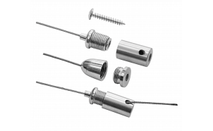 Suspending accessories for LED panels and profiles