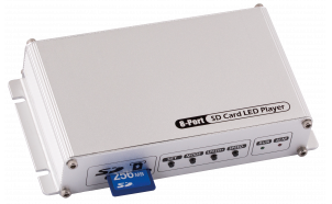SD Card 8-port controller for digital LED strips and modules 8x2048 pixels, 5-24V DC